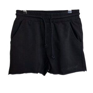 Jed North Sweat Shorts, Pull On, Tie Waist, Black, Lounge, Athletic, Sz M